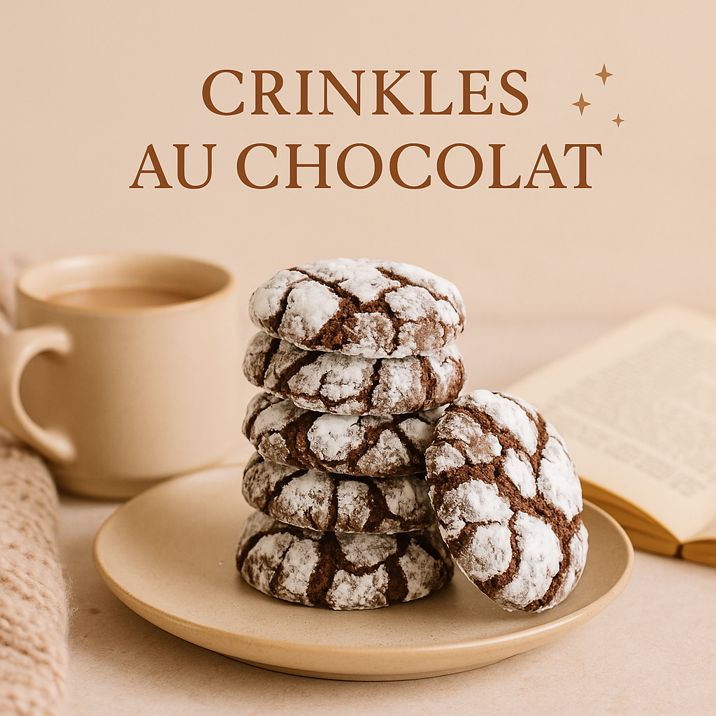 Crinkles au chocolat — version Papiers et Promesses