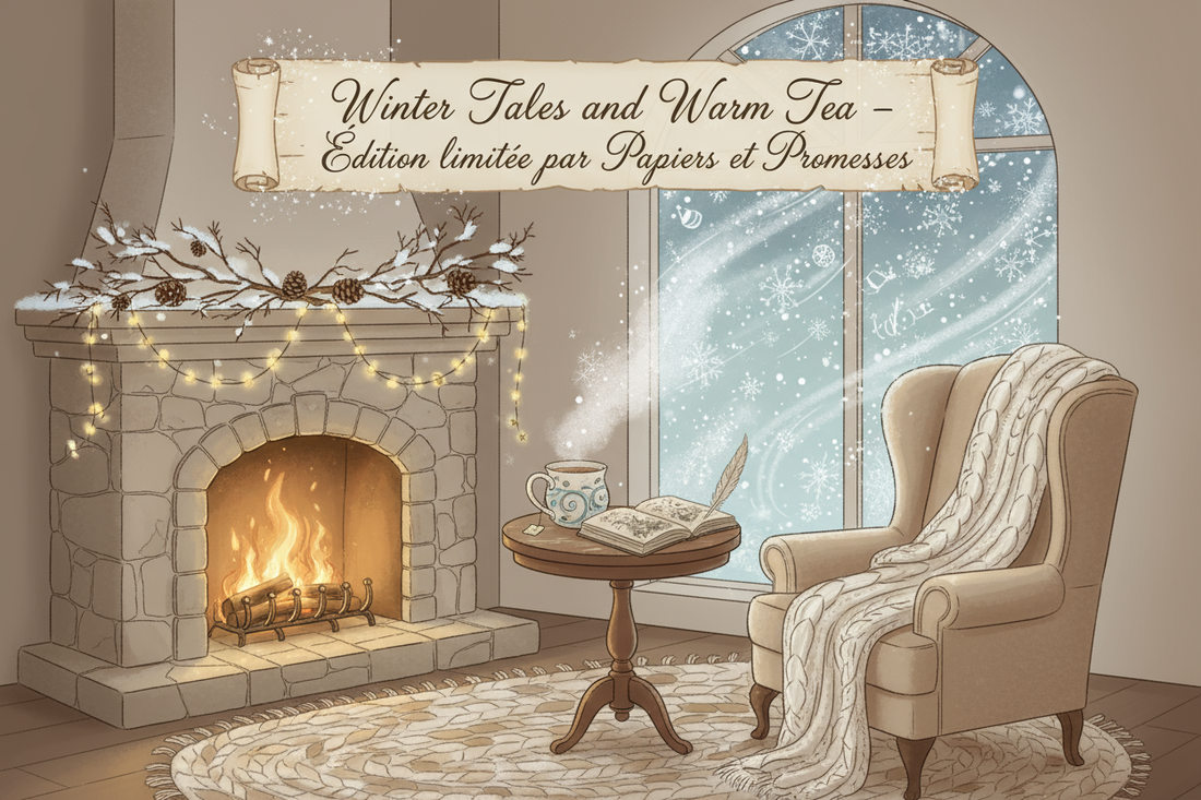 ❄️ Winter Tales and Warm Tea : la box hivernale en édition limitée de Papiers et Promesses