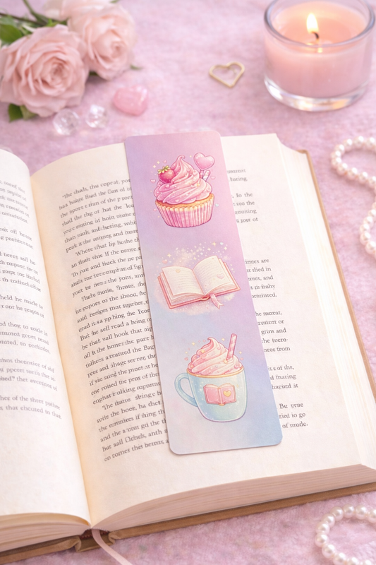 Marque Page Books & Cupcakes