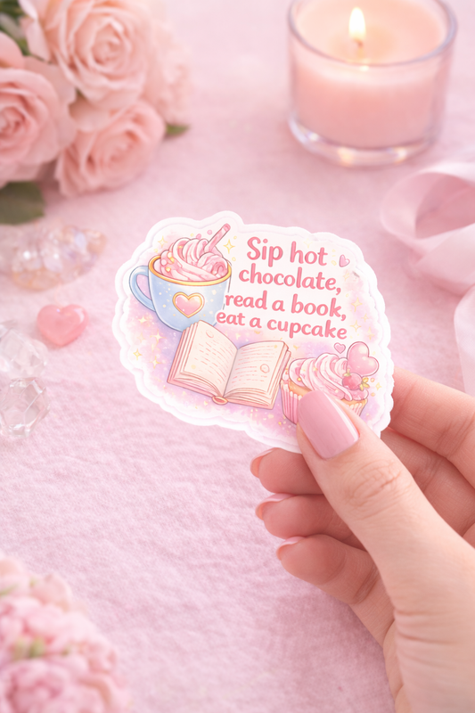 Sticker Book & Hot Chocolate