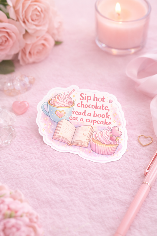 Sticker Book & Hot Chocolate